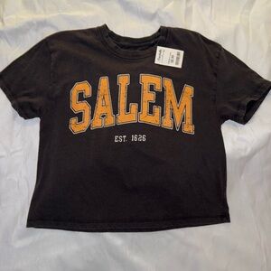 Salem brown crop top, women’s.